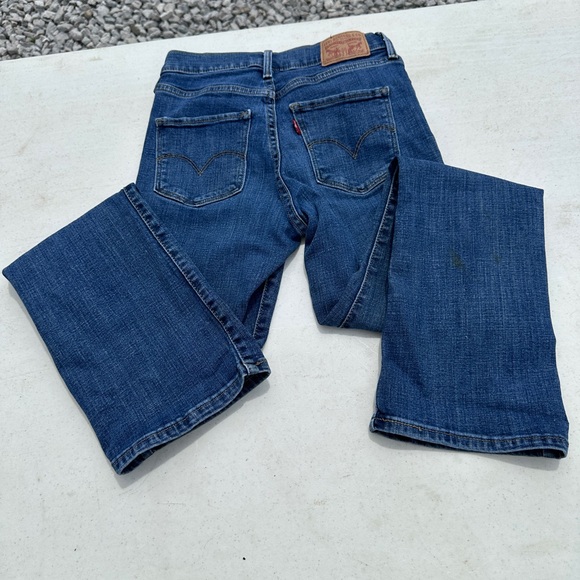 Classic Denim Levi Boot Cut Women's Jeans - Picture 3 of 4